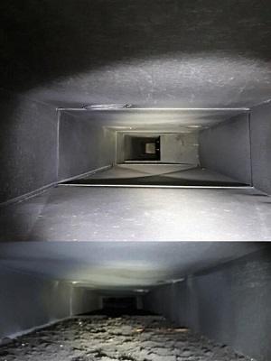 Air Duct Cleaning Before and After