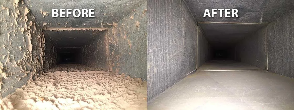 Air Duct Cleaning Before And After